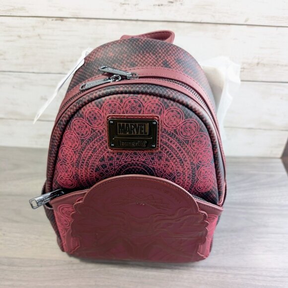 Loungefly Disney Parks Marvel Wandavision Scarlet Witch Mini Backpack - Picture 3 of 7